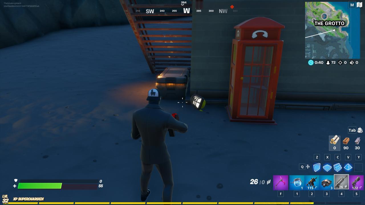 Faction chest in The Grotto